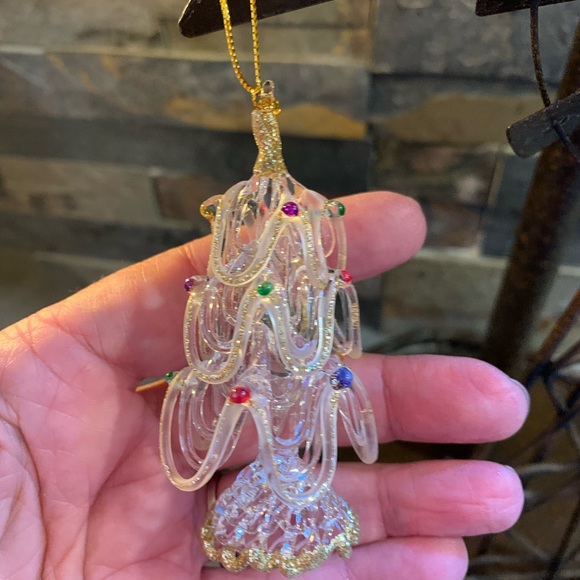 Hand Spun Glass Ornament Set Christmas Tree - Picture 2 of 9